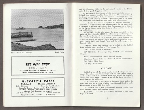 1966 COUNTY DONEGAL GUIDE and INFORMATION BOOK/Booklet ~IRELAND~ Map & Many Ads - Foto 3 di 5
