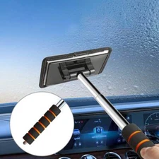 1pc Retractable Car Windshield Cleaning Brush Microfiber Wash Window Clean Tool