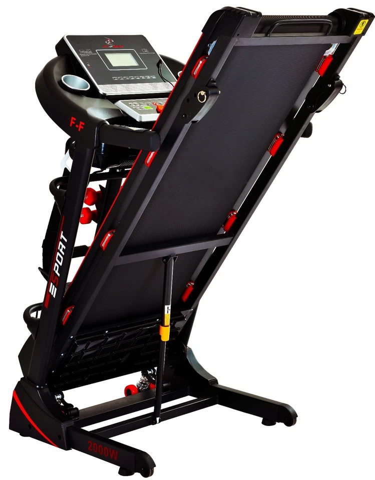 Cinta de correr plegable  2000W con masajeador, USB, dos altavoces   inclinación - Imagen 2 de 4