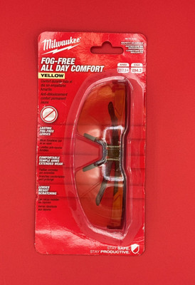 Total Of 3 Milwaukee Fog Free Safety Glasses. N.O.S. 48-73-2102