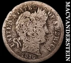 1916 Silver Barber Dime - Scarce  Better Date  No Reserve  #G9372