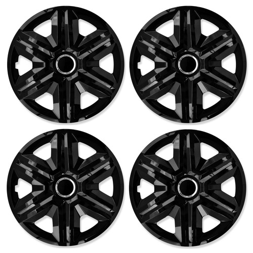4x Enjoliveurs FAST NOIR
