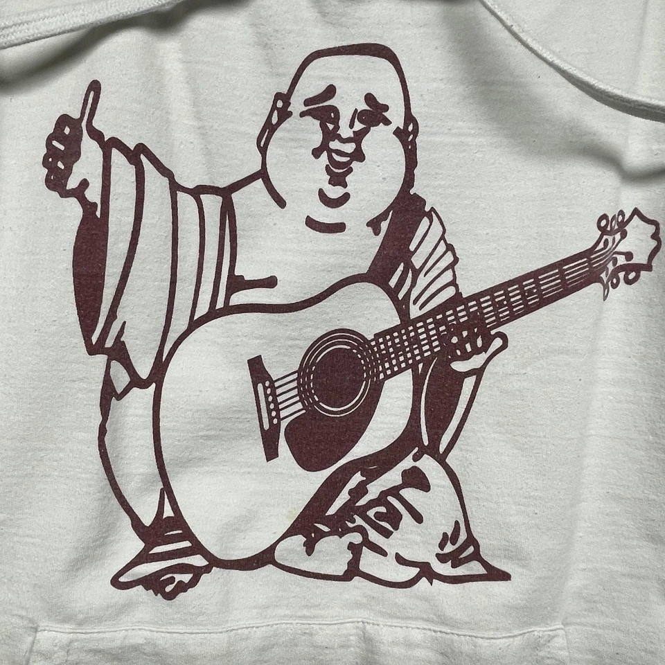 Sudadera con Capucha True Religion Para Hombres Grande Buda Guitarra Pullover Sudadera Gráfico Buda Foto 2 de 4