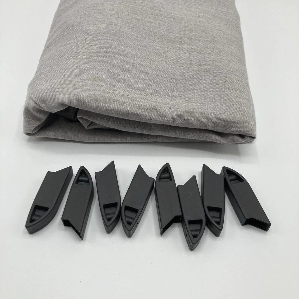 Tela de repuesto -Seasons Sentry 7'x10' rectangular mercado paraguas 2327723 GRIS Foto 2 de 4