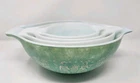 VTG Pyrex Amish  Butterprint Cinderella Mixing 4 Bowl Set (444, 443, 442, 441)