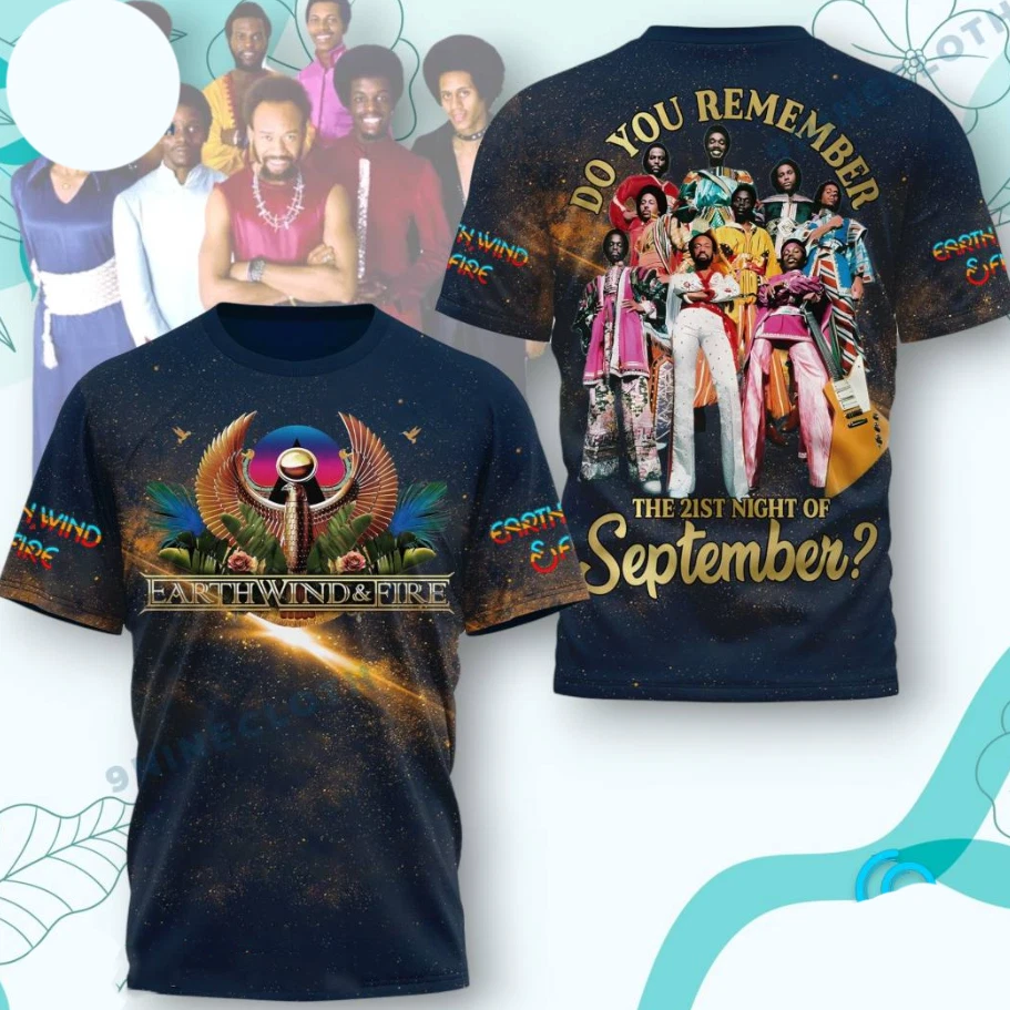 Earth Wind And Fire The 21st Night Of September 3D T-Shirt