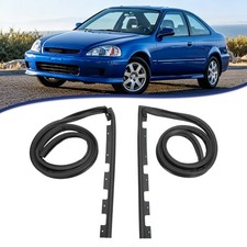 Door Sub Seal Left Right Set Rubber For Honda Civic 96-00 Ek9 Ek2-3 Ek4 Door Sub Seal Left Right Set Rubber For Honda Civic 96-00 Ek9 Ek2-3 Ek4