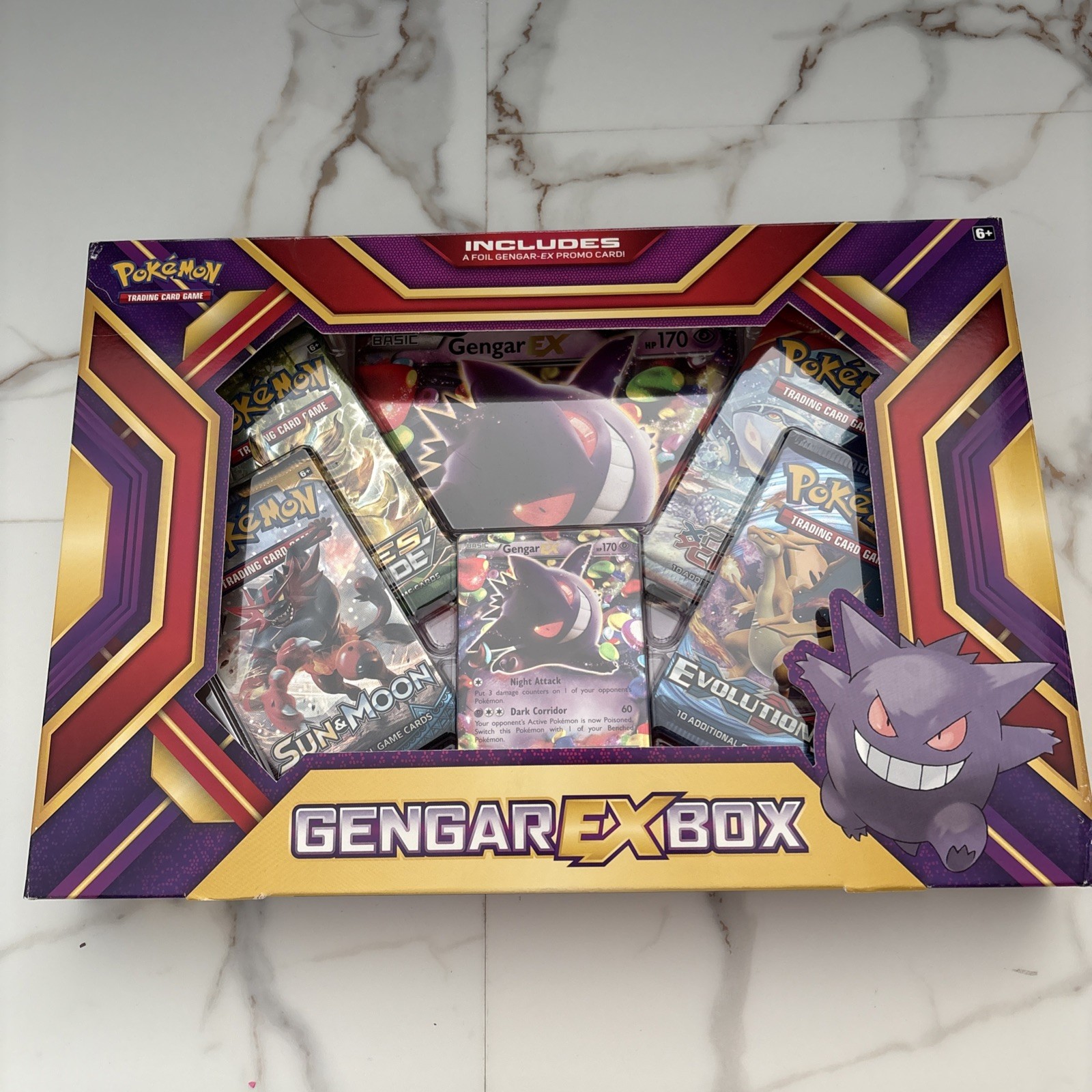 Sealed Pokemon TCG Gengar EX Collection Box (2016)