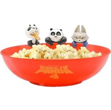Kung Fu Panda 4 (2024) Official Cinema Popcorn Bucket / Bowl With Figures UK