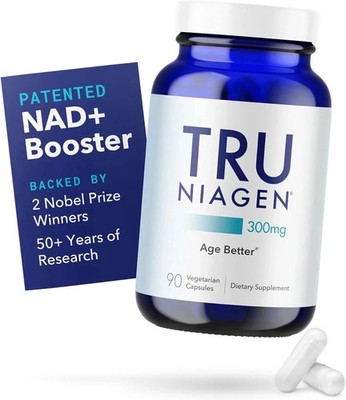 TRU Niagen 300mg NAD+ Booster 90 CAPS NEW/SEALED