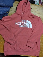 North Face Hoodie Sweatshirt Adult M Pink Pullover Hiking Camping Casual Womens