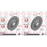 2X Zimmermann Formula Z Bremsscheiben 356Mm Vorne Passend FüR Audi A8