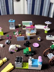 LEGO Friends & Juniors Mixed Parts Lot 41027 Lemonade Stand 10684 Supermarket