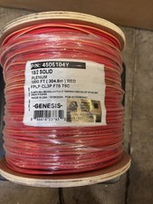Honeywell 4506104Y Genesis 18/2 Plenum 1000' Red 18AWG Solid Copper FPLP CL3P