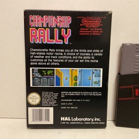 Championship Rally NES Nintendo PAL - Free Post