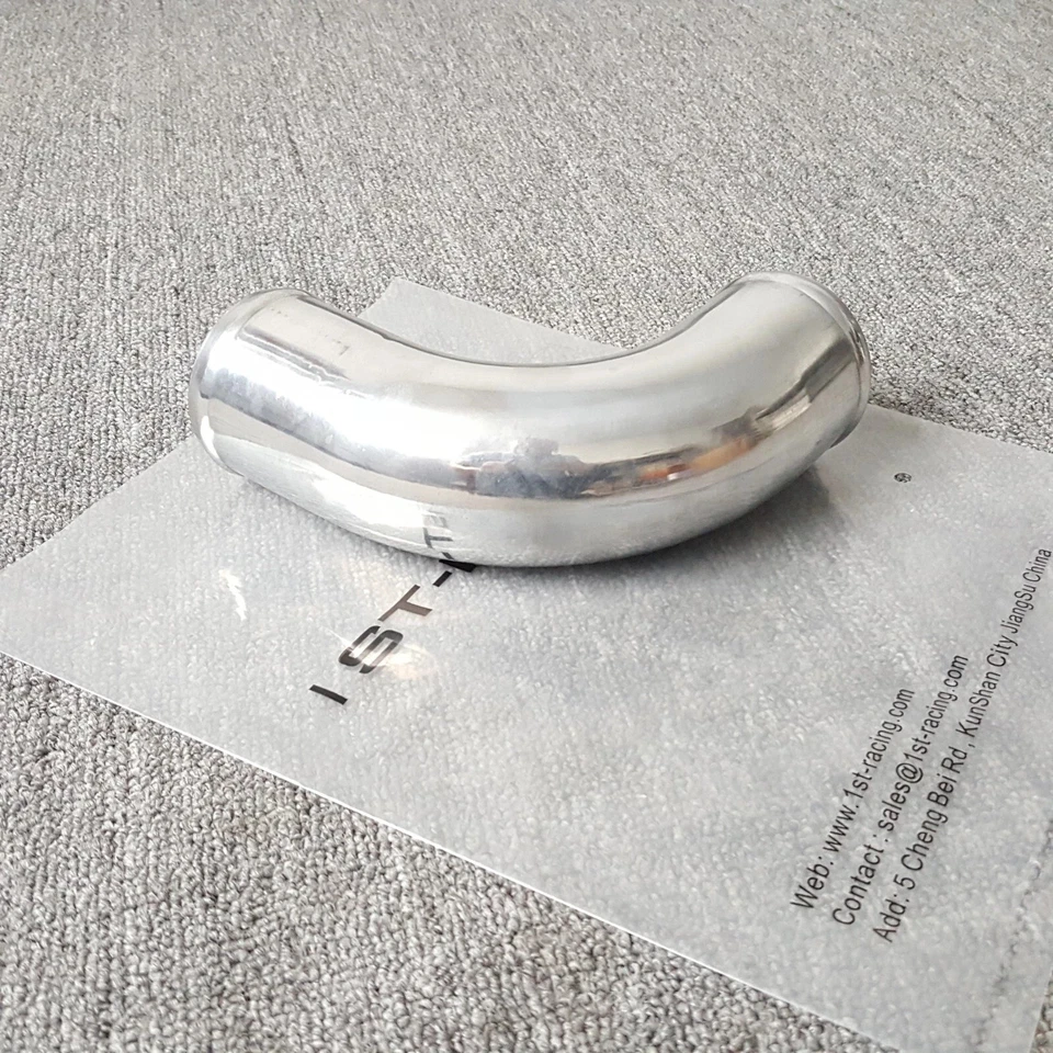 Tubo de carga inferior de manguera de aluminio de 2,5 pulgadas para BMW 135i 335i E90 E91 E92 E93 N54 N55 Foto 2 de 4