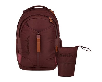 Satch, Schulrucksack-Set MATCH Nordic Ruby 2-teilig