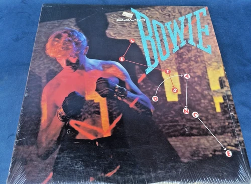 David Bowie Lets Dance SHRINK vintage vinyl 1983 EMI records SO-17093 VG+ / LP