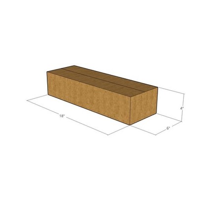 5 18x6x4 Kraft Brown Corrugated Shipping Boxes 32 ECT Single-Wall New