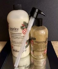 Philosophy Purity Made Simple One-Step Facial Cleanser, 32 Oz + 16 Oz Shower Gel