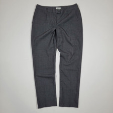 Moschino Vintage Women  s Classic Wool Pants Gray Size US 12 Made in Italy Design