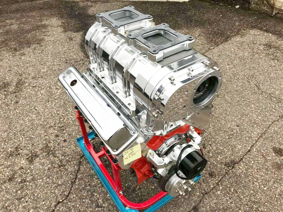 372 C.I. SMALL BLOCK CHEVY BLOWER SUPERCHARGER MOTOR COMPLETE NEW eBay