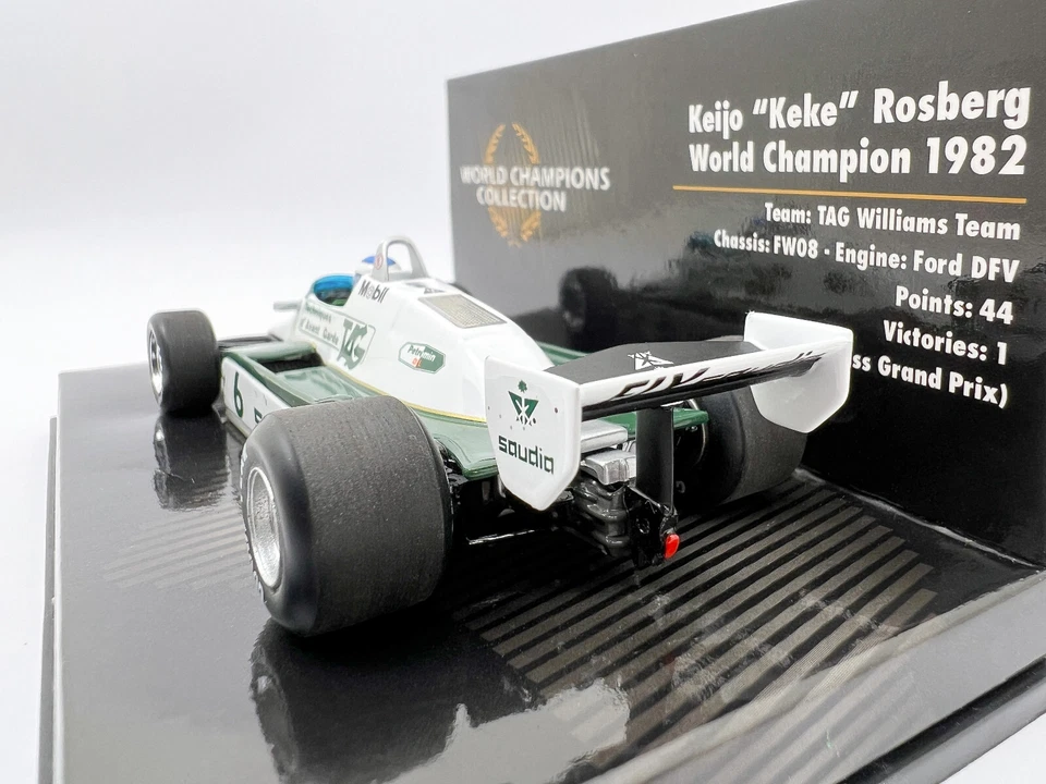 1982 Keke Rosberg Williams FW08 Minichamps 1.43 436820106 - Immagine 3 di 4