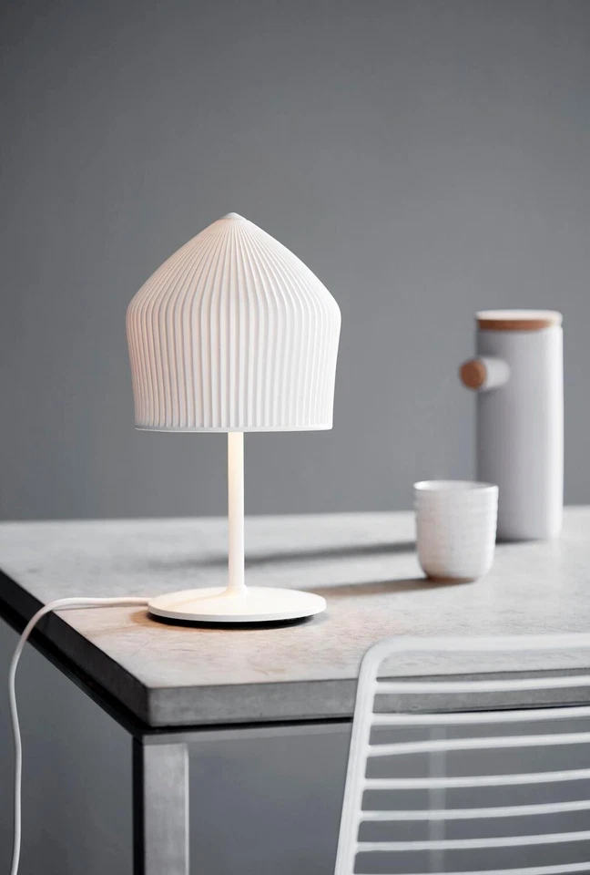 Tischleuchte REYKJAVIK Nordlux weiß Keramik Tischlampe E14 Lampe Designerlampe - Bild 2 von 4