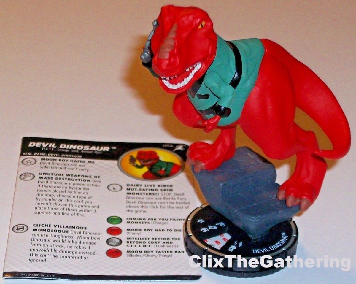 DEVIL DINOSAUR 054 Superior Foes Of Spider-Man Marvel HeroClix