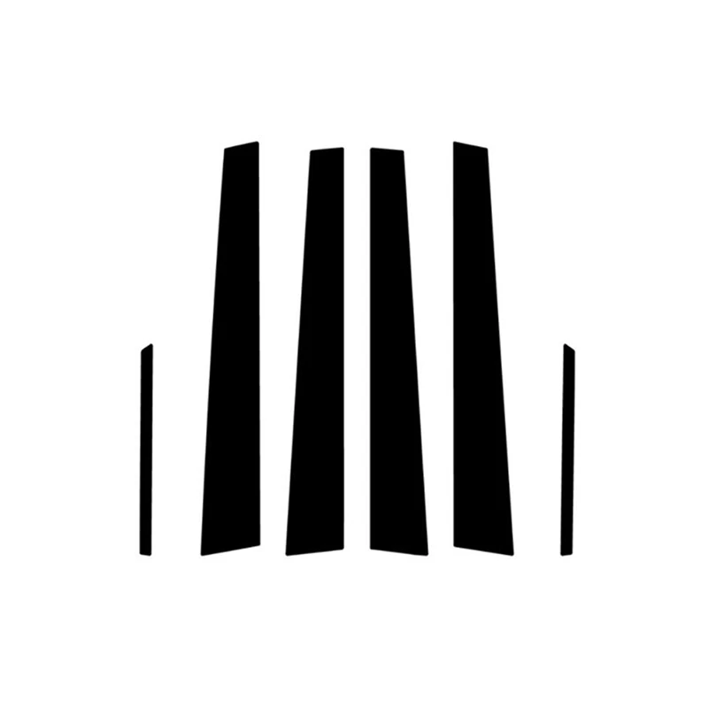 Черные стойки стойки стойки отделка чехол подходит для Toyota Camry XV30 2002-2006 - Изображение 3 из 4