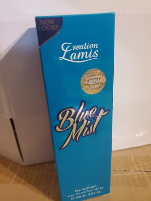 BLUE MIST by CREATION LAMIS FOR WOMEN 3.3 OZ / 100 ML EAU DE PARFUM SPRAY NIB