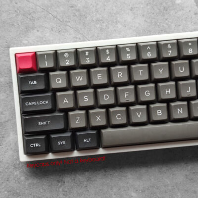 Dolch Doubleshot DSA Profile PBT Keycaps Set For Cherry MX Mechanical Keyboards