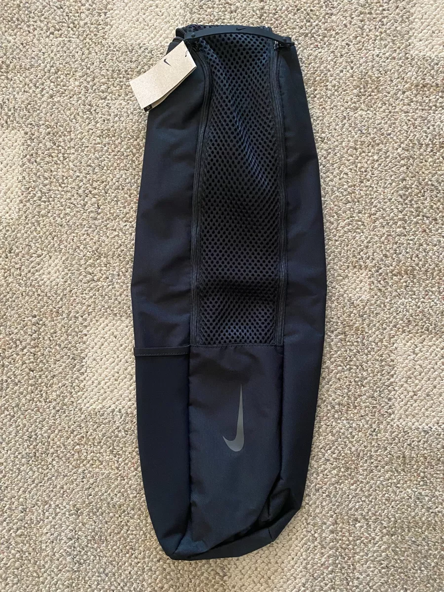 NIKE Yoga Mat Gym Bag Durable 21L Black 29
