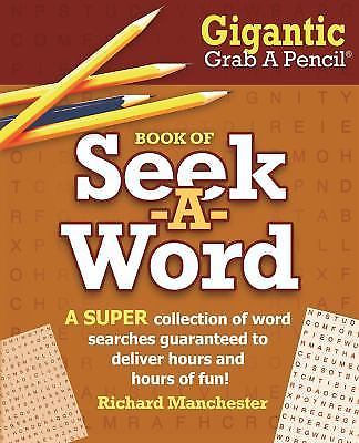gigantic grab a pencil book of seek-a-word (2016, paperback)