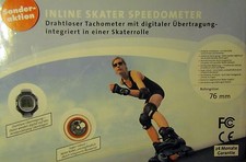 Neu Inliner Skater Speedometer 76mm - drahtloser Tachometer