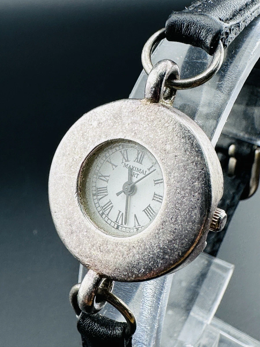 Maximal Art Silver Vintage Watch John Wind 1995 Swiss Technolgy Quartz John Wind Maximal Art Mickey Mouse Watch Estate Piece 1995  main image 3