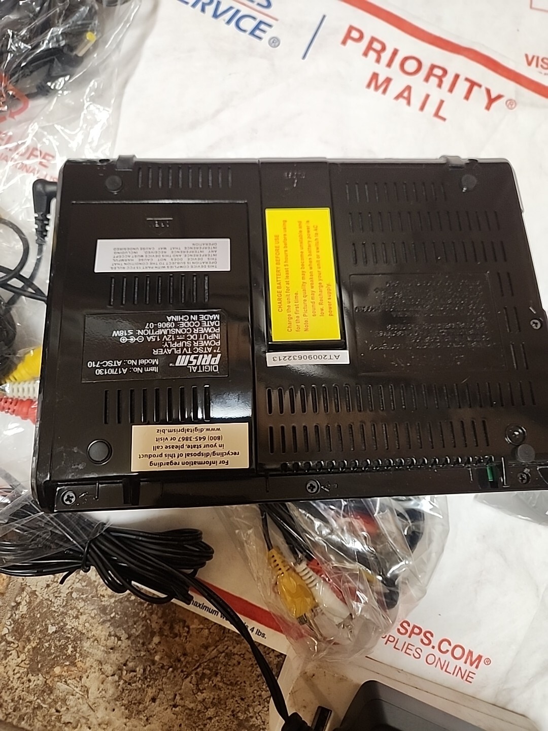 Digital Prism ATSC710 7inch Portable Handheld LCD TV tested