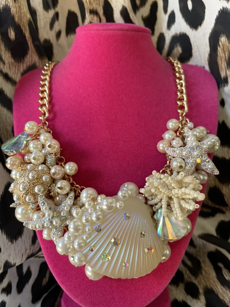 Betsey johnson shell clearance necklace