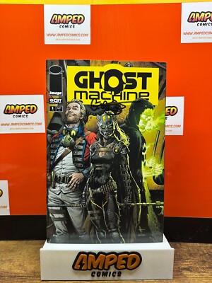 GHOST MACHINE (ONE SHOT) #1 VARIANT COVER SIGNED BY GEOFF JOHNS W/COA