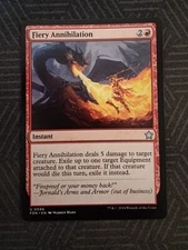 mtg fiery annihilation foundations