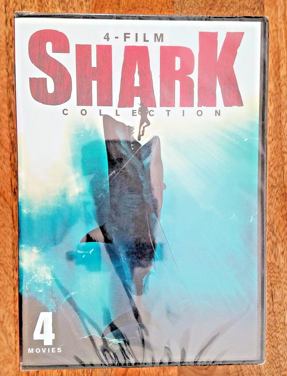 Shark Collection 4-Film DVD Shark Attack 1 2 3 Megalodon Shark