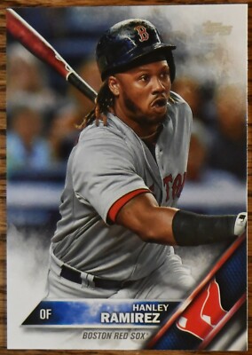 2016 Topps #321A #321 Hanley Ramirez Boston Red Sox