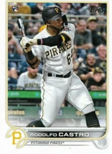 2022 Topps Series 1 Base #85 Rodolfo Castro RC Pittsburgh Pirates