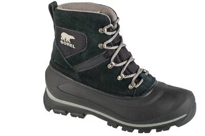 Winterschuhe Herren, Sorel Buxton Lace Winter Boots WP, Schwarz