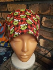 GRINCH     Handmade SURGICAL SCRUB CAPS