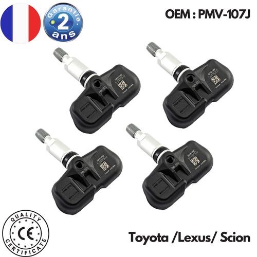 Electronicx 4 Sensori TPMS RDKS Pressione Pneumatici 433 MHz - Per Mercedes Classe E E SL (2000-2005) - A0008223306, Preprogrammati