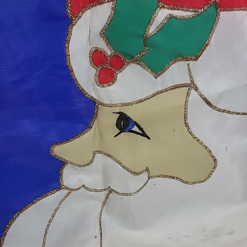 Holiday Half Moon with Santa Stars and Blue Sky Flag/Banner 30" X 50" - Picture 3 of 7