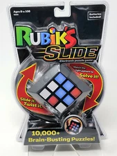 Rubik's Slide Electronic Game 10,000+ Brain Busting Puzzles Rubiks Cube NEW