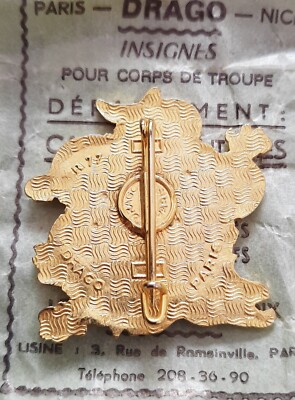 INSIGNE COMMANDO 13 Indochine LÉGION ÉTRANGÈRE Retirage Drago 1974 FFL