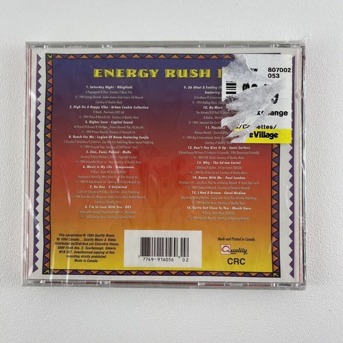 Energy Rush Ii - Musik-CD - WHIGFIELD - 2018-02-02 - QUALITÄT - sehr gut - Audi - Bild 5 von 5